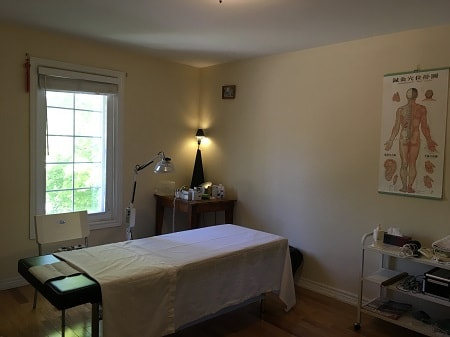 One of our acupuncture treatment rooms in Richmond Hill clinic location